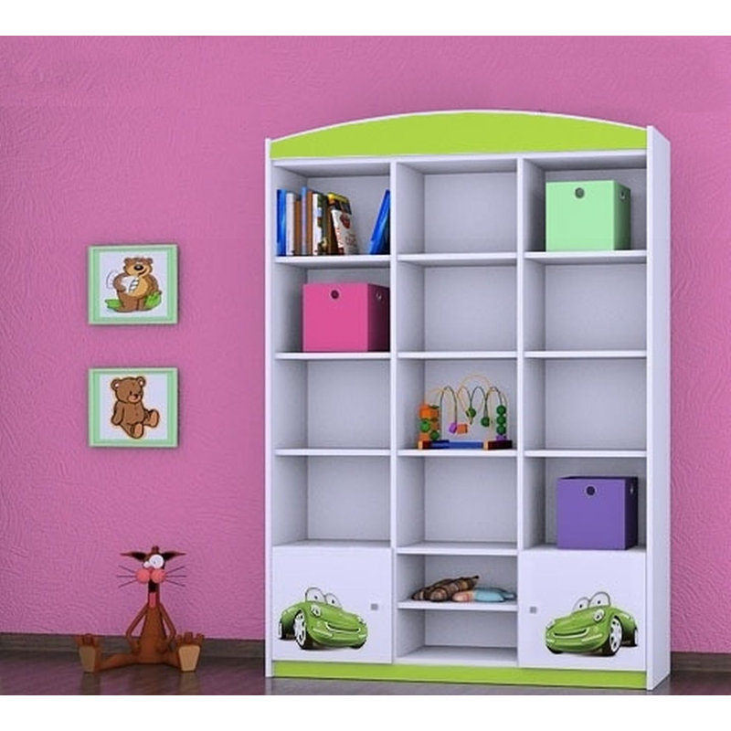 Simeon 183cm H X 132cm W Kids Cube, Green