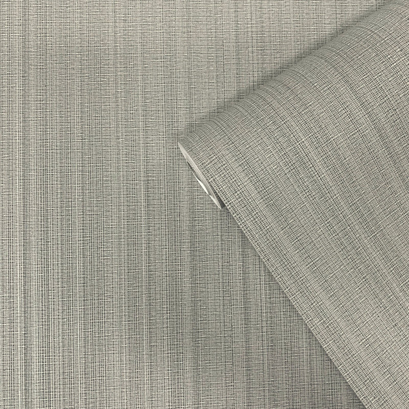 Boutique Textured Stripe Wallpaper Roll, Brown