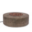 Foyer rond en fer - 50 000 pour le chauffage extérieur 37,85 po Profondeur du produit X Largeur 11,64 Hauteur 49,55 lb avec chaleur profonde large haute