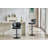 Ergonomic Adjustable Swivel Bar Stool With High-Back Support