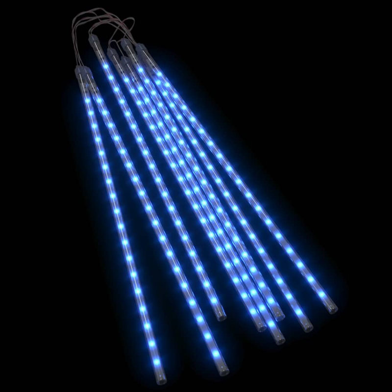 Météores et lumières de pluie en cascade, lumières de Noël en cascade pour la fête, Blue, 8, 19.7"