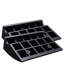 Ensemble de 2 rampes en caoutchouc 20,08 po x 16,14 po x 10,63 po. Ensemble de 2 rampes en caoutchouc noir. Capacité de 33069 lb.