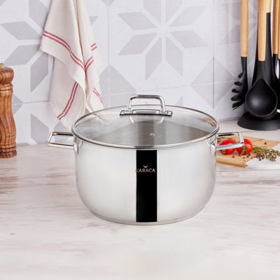 East Urban Home 10 Quarts 100% STEEL Stock Pot