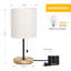 Wood Table Lamp