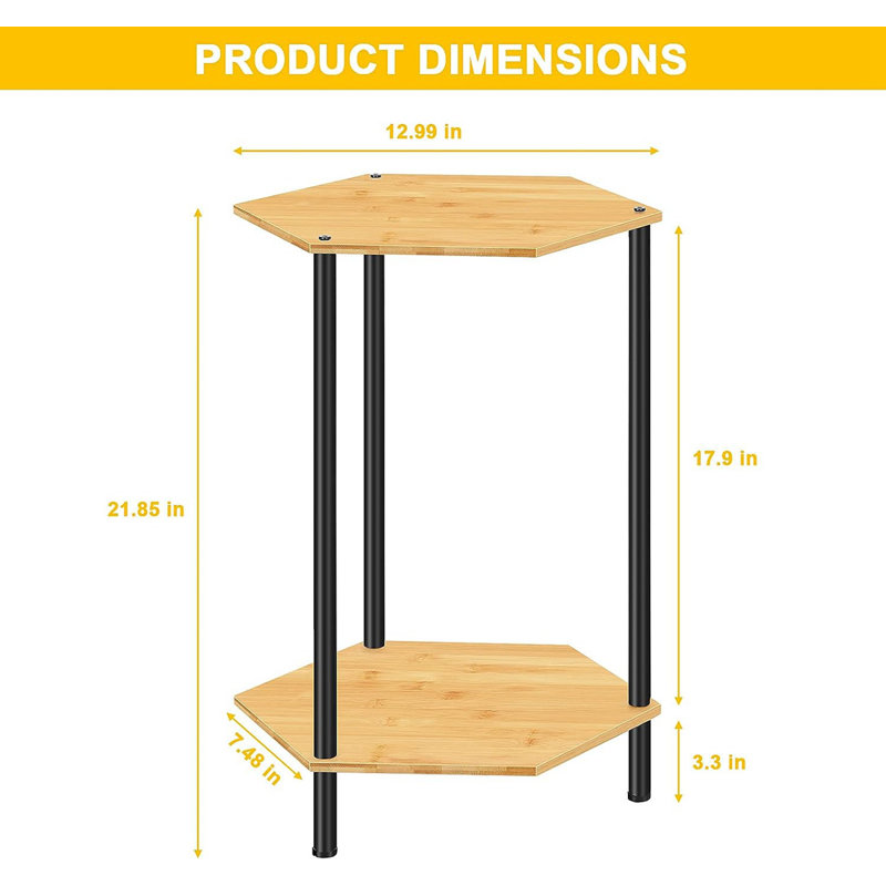 Lekenya End Table Set, Brown