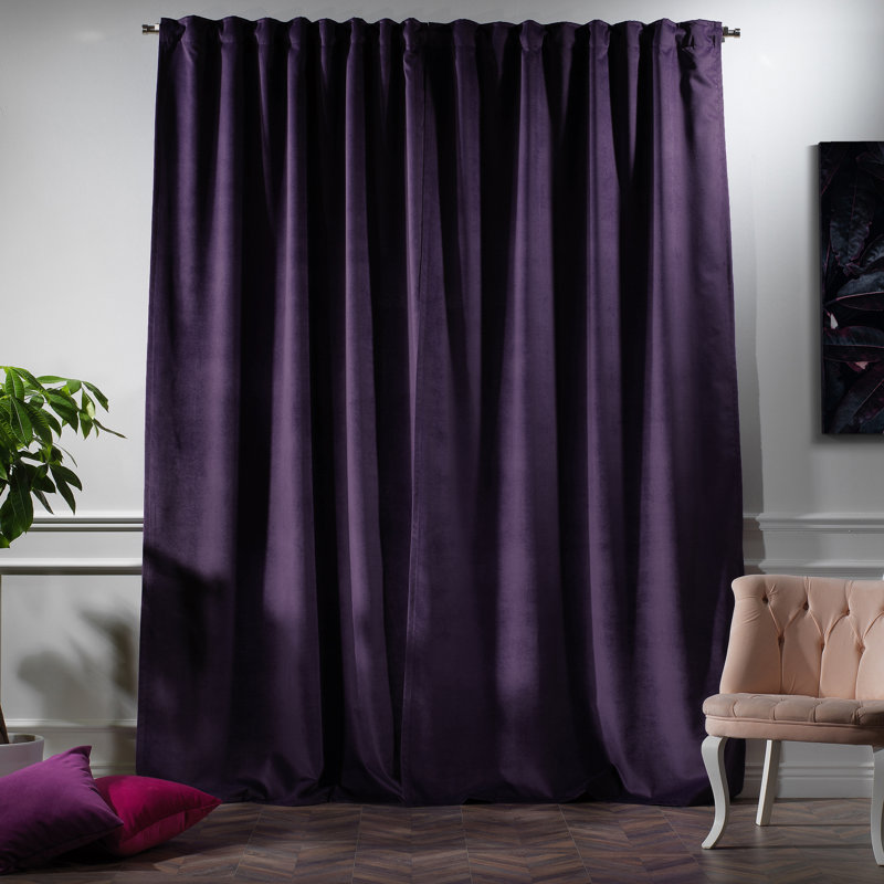 Decorative Double Panel in Matt, Extra Wide X Extra Long, L 52 po x L 108 po, 49 Rebecca - mauve