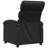 vidaXL Recliner Chair, Adjustable Backrest/ Footrest, Leather-97814415