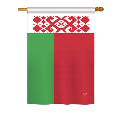 Drapeau de la Biélorussie recto-verso en polyester