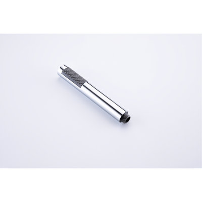 Robinet de baignoire avec douche à main, fixation au sol à poignée simple, bec rotatif à 360 °, cartouche en céramique goutte à goutte, disque tournant en acier inoxydable fabriqué à la main,