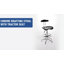 Vibrant Chrome Drafting Stool with Tractor Seat-2017077444