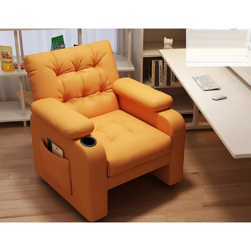 Naheem Genuine Leather Side Chair