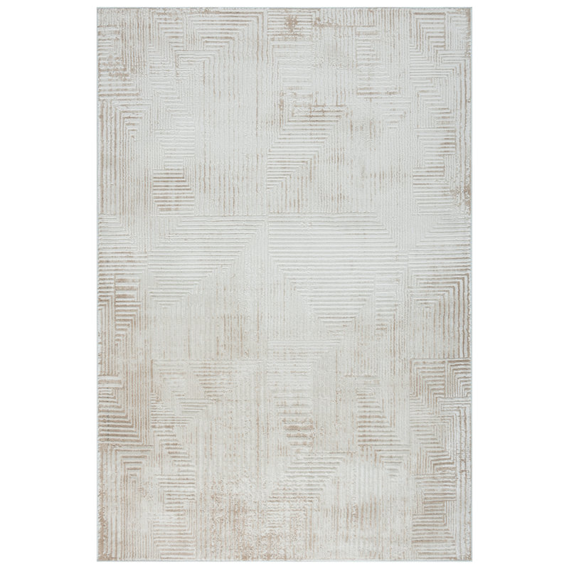 Jennalee Performance Abstract Rug, Rectangle 5'3" x 7'6"
