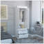 Armoire Alabama, une grande armoire, deux tiroirs-55088049