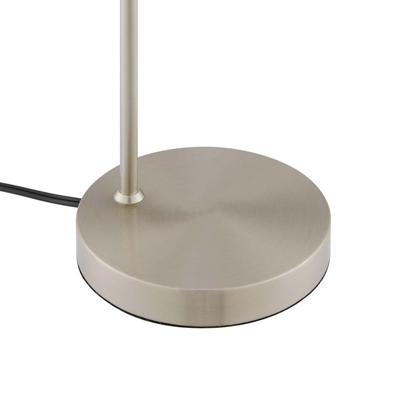 Modway Element Glass Table Lamp, Satin Nickel