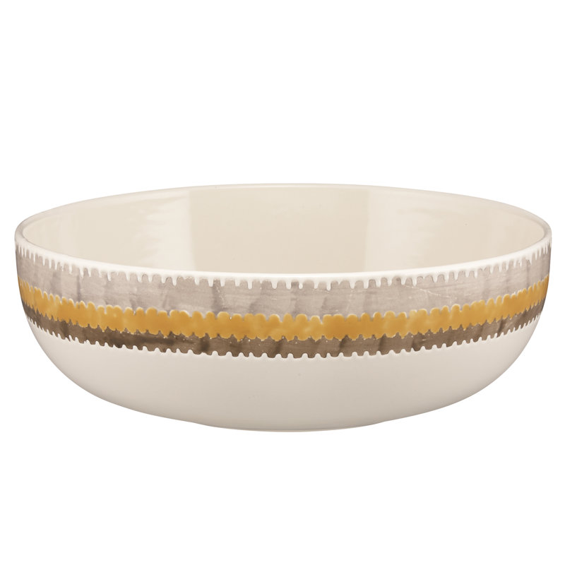 Rachael Ray Ikat Serveware Round Serving Bowl