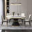 Modern Simple Faux Marble Round Dining Table Set