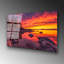 Superbe peinture murale en verre trempé 27,6 po x 39,4 po | 100% verre trempé, épaisseur: 0,16 pouce | Décoration élégante pour le salon ou le bureau, durable et facile à nettoyer, idée de cadeau parfaite