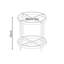Ava-Jayne Glass Top End Table