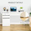 Bureau d'écriture moderne avec tiroir de rangement