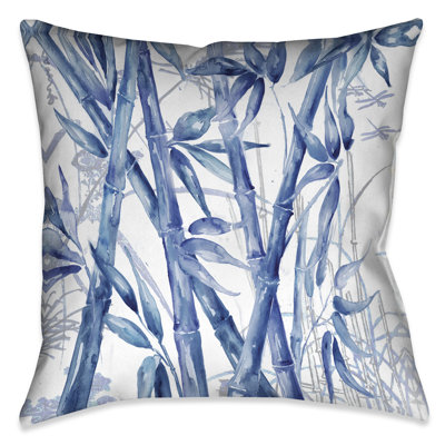 Asian Bamboo Indoor/Outdoor Throw Pillow