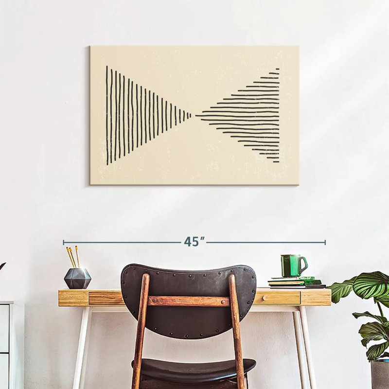 Avery Triangle Abstract, 24" H x 36" W
