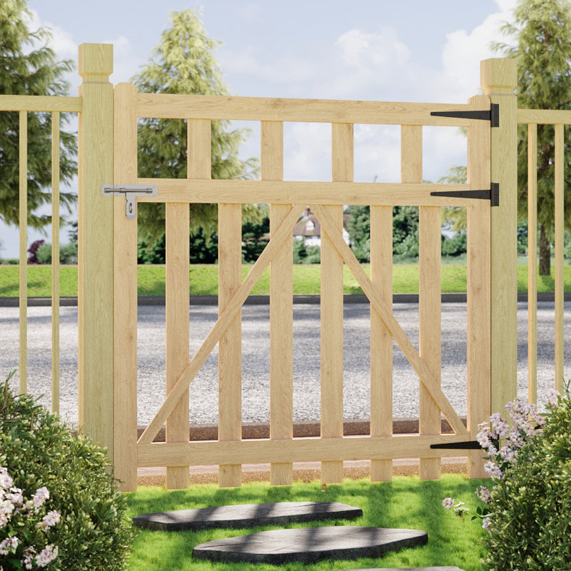 Chesnut Wood Gate, 120cm H x 120cm W x 5cm D