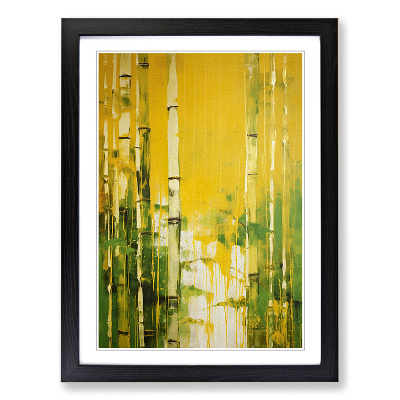 Single Picture Frame Print on Wood, Black Framed, 34cm H x 25cm W