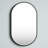 Raub Black Metal Framed Vanity Mirror-1811803549