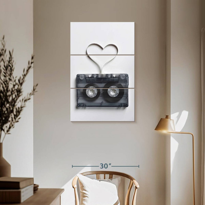 Mixtape Film Heart, H 57 po x l 36 po