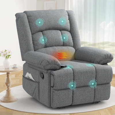 80cm Wide Wall Recliner Home Theatre Recliner with Massager