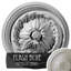 Médaillon de plafond Endurathane Wigan, DE 16 po x P 2 1/4 po, finition Flash bleu peint à la main-1038315612