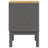 Ebern Designs Bedside Cabinet FLORO Wax 17.7"X15.4"X22.4" Solid Wood Pine-867606662
