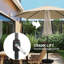 Parasol de marché 10 pi x 10 pi avec base et sac de sable, parasol de patio-1751356532