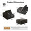 Canapé modulaire en forme de L de 4 pièces de l 106,2 po, canapé modulaire Cloud, siège profond en velours côtelé désossé avec repose-pieds, aucun assemblage nécessaire-291145219-287667109