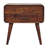 Avora 3-drawer Chestnut Nightstand