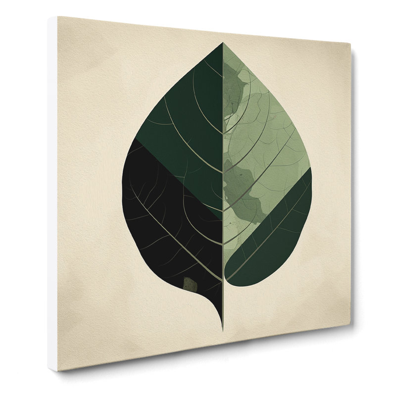 Leaf Bauhaus No.1 - No Frame Print, 50cmH x 50cmW