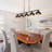 Dardani 5 - Light Dimmable Farmhouse Chandelier Billiard & Pool Table Lights Black Chandelier Island Lights for Kitchen Dining Room Light Fixture