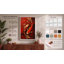 Dance of Golden Koi Japandi - Wrapped Canvas-442384038-442384045