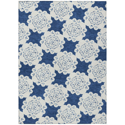 Machine Washable Indoor/Outdoor Adalaide ACN2352 Casual Rug