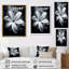 Blanc et noir exotique Plumeria Bloom II-594909806-594909801