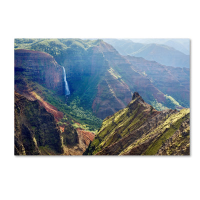 Alexan 'Kauai Waimea Canyon Waipoo Falls' Photographic Print on Wrapped Canvas