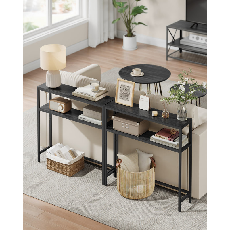 80cm Console Table, Black