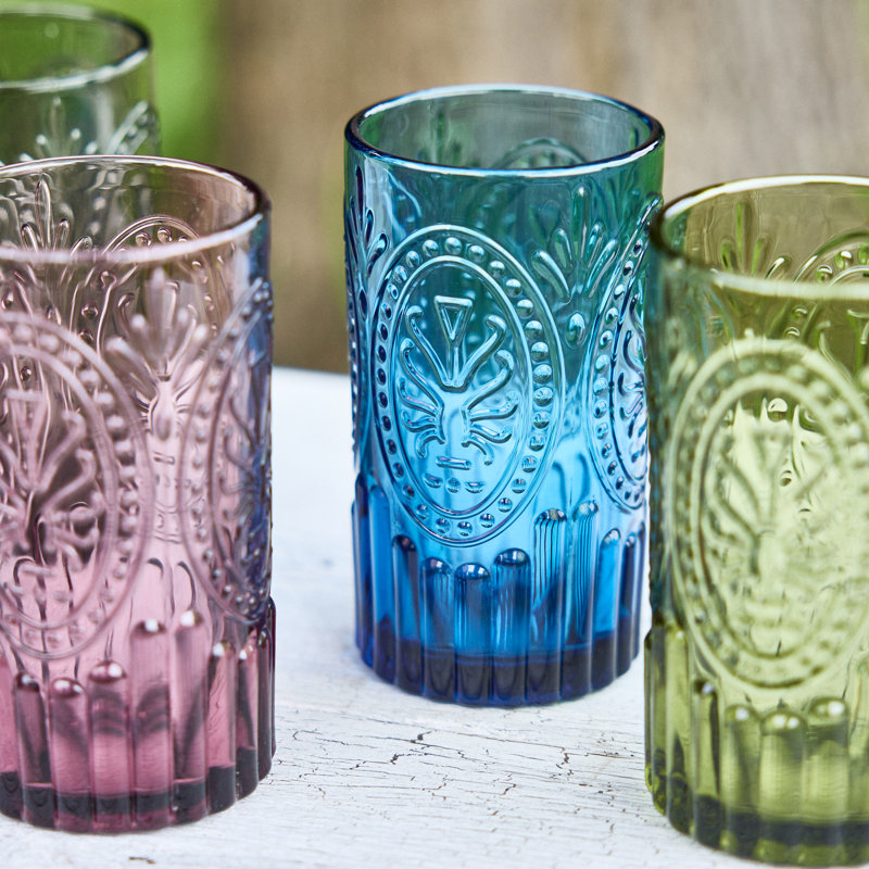Walsall Drinking Glass Set, 16.60" H