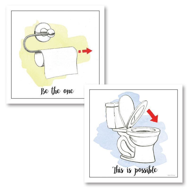 «Home Complement IV & VI with Color Scrip», ensemble de 2 impressions, Papier, H 16 po x l 16 po x P 0,01 po