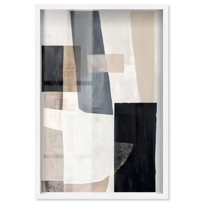 «Smooth and Rough II Modern Decor Shadowbox» par Art Remedy