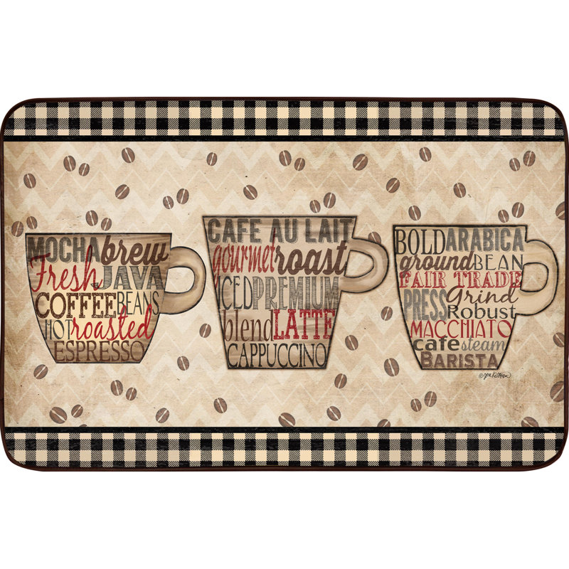 Anti-Fatigue Kitchen Mat, Rectangle 1'6" x 2'6"
