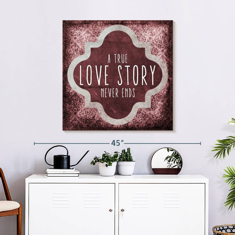 Tergel True Love Story, 30" H x 30" W