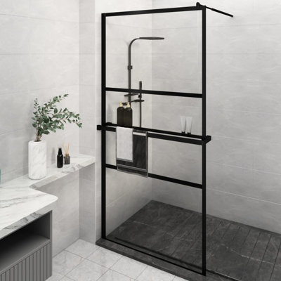 Willse 195mm H Walk In Glass Screens with Glass