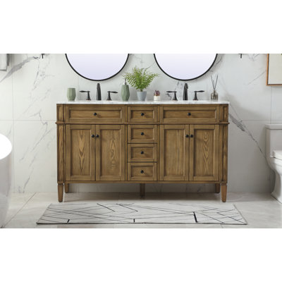 Ensemble de meuble-lavabo double 60 "Rivers
