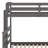 Wood Twin XL Over Queen Bunk Bed With Ladder